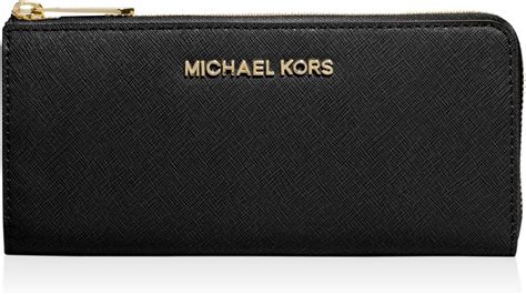 michael kors jet set slim saffiano leather wallet|Michael Kors leather continental wallet.